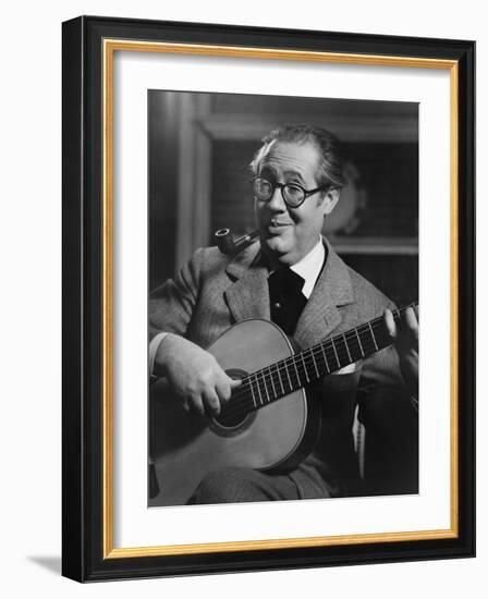 Andres Segovia, Spanish Classical Guitarist-null-Framed Photo