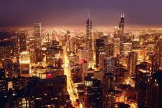 Aerial View of Chicago Downtown-Andrew Bayda-Photographic Print