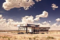 Old Gas Station in Ghost Town along the Route 66-Andrew Bayda-Framed Photographic Print