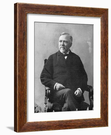 Andrew Carnegie (1835-191), Scottish-American Industrialist and Philanthropist, 1870S-Matthew Brady-Framed Giclee Print