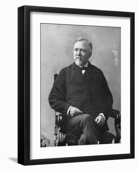 Andrew Carnegie (1835-191), Scottish-American Industrialist and Philanthropist, 1870S-Matthew Brady-Framed Giclee Print