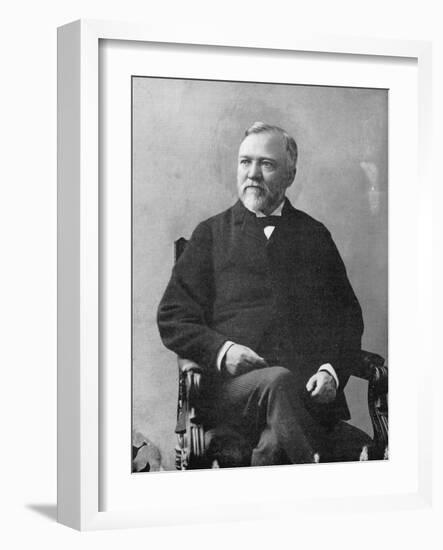 Andrew Carnegie (1835-191), Scottish-American Industrialist and Philanthropist, 1870S-Matthew Brady-Framed Giclee Print