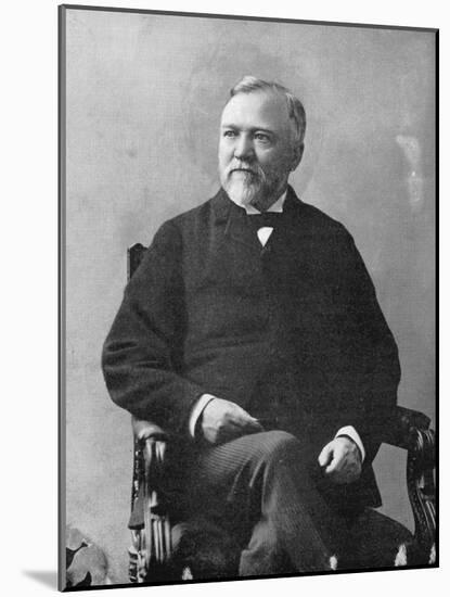 Andrew Carnegie (1835-191), Scottish-American Industrialist and Philanthropist, 1870S-Matthew Brady-Mounted Giclee Print