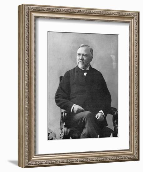 Andrew Carnegie (1835-191), Scottish-American Industrialist and Philanthropist, 1870S-Matthew Brady-Framed Giclee Print