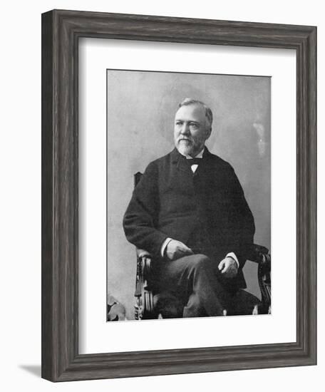 Andrew Carnegie (1835-191), Scottish-American Industrialist and Philanthropist, 1870S-Matthew Brady-Framed Giclee Print