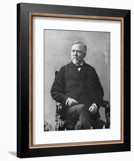 Andrew Carnegie (1835-191), Scottish-American Industrialist and Philanthropist, 1870S-Matthew Brady-Framed Giclee Print