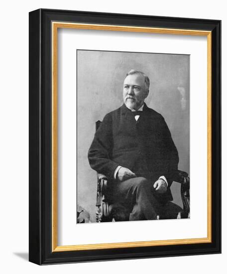 Andrew Carnegie (1835-191), Scottish-American Industrialist and Philanthropist, 1870S-Matthew Brady-Framed Giclee Print