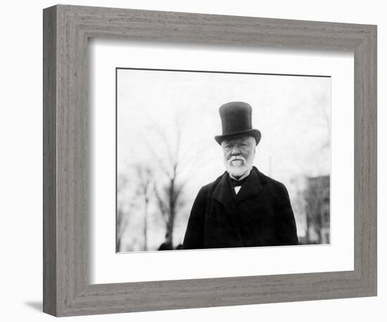 Andrew Carnegie, 1912-null-Framed Art Print