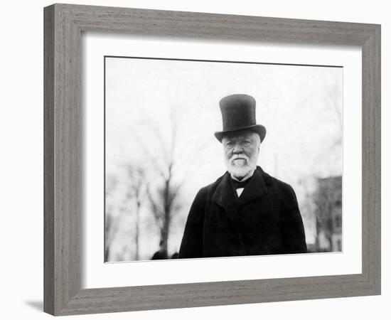 Andrew Carnegie, 1912-null-Framed Art Print