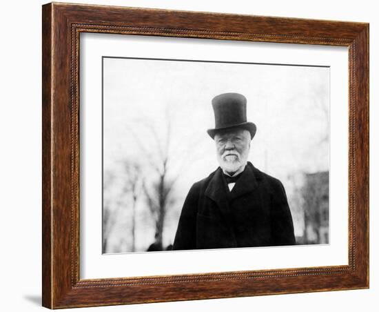 Andrew Carnegie, 1912-null-Framed Art Print