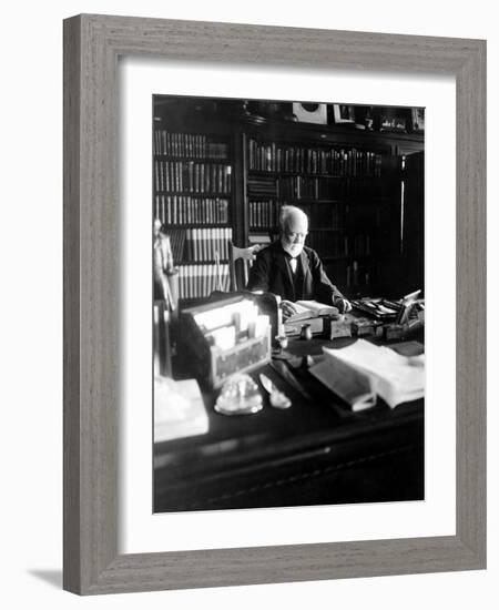 Andrew Carnegie, April 5, 1913-null-Framed Art Print