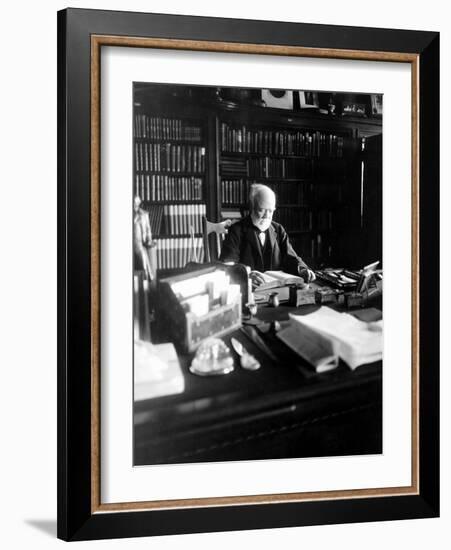 Andrew Carnegie, April 5, 1913-null-Framed Art Print