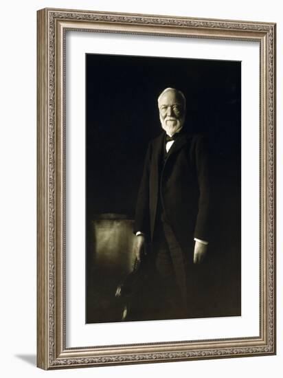 Andrew Carnegie, April 5, 1913-null-Framed Art Print