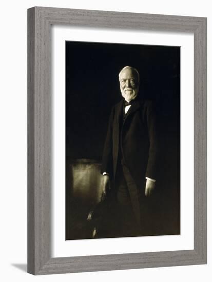 Andrew Carnegie, April 5, 1913-null-Framed Art Print