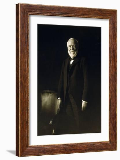 Andrew Carnegie, April 5, 1913-null-Framed Art Print