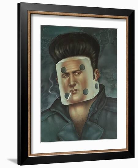 Andrew Dice Clay, 1999 (Acrylic on Illustration Board)-Anita Kunz-Framed Giclee Print