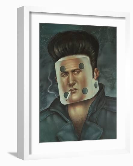 Andrew Dice Clay, 1999 (Acrylic on Illustration Board)-Anita Kunz-Framed Giclee Print