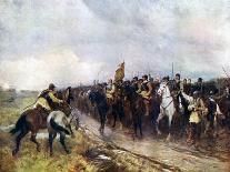 Oliver Cromwell and His Troops at Dunbar Singing the 118th Psalm, 1926-Andrew Garrick Gow-Giclee Print