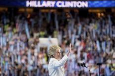 Campaign 2016 Clinton-Andrew Harnik-Photographic Print