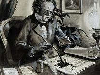 Portrait of Franz Schubert-Andrew Howat-Giclee Print