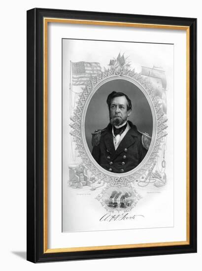 Andrew Hull Foote, American Civil War Admiral, 1862-1867-G Stodart-Framed Giclee Print