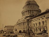Capitol under Construction, Washington, D.C., c.1863-Andrew J^ Johnson-Photo
