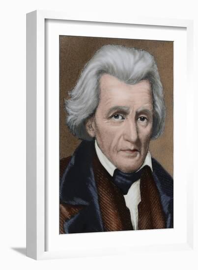Andrew Jackson (1767-1845), American Statesman-null-Framed Giclee Print