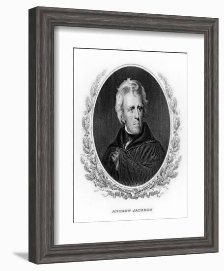 Andrew Jackson 7th American President-null-Framed Photographic Print