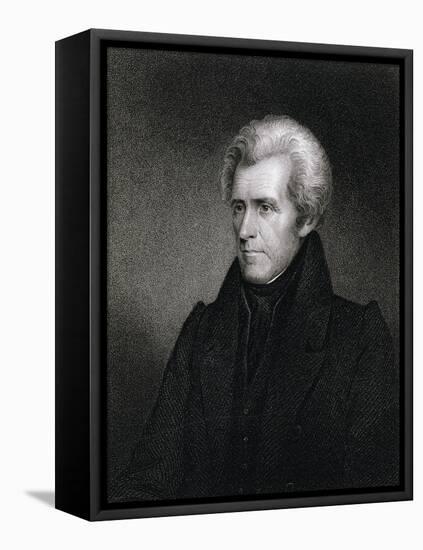 Andrew Jackson-James Barton Longacre-Framed Premier Image Canvas