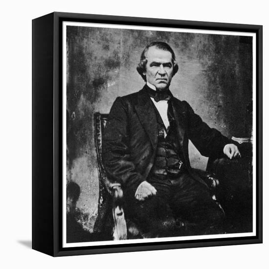 Andrew Johnson, 17th President of the United States, 1860S-MATHEW B BRADY-Framed Premier Image Canvas