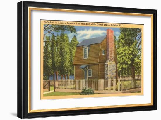 Andrew Johnson Birthplace, Raleigh, North Carolina-null-Framed Art Print