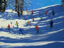 Skiing, Beauregard La Clusaz, 2012-Andrew Macara-Giclee Print