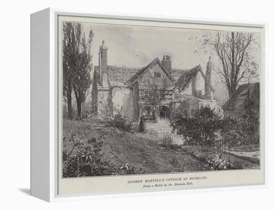 Andrew Marvell's Cottage at Highgate-Joseph Holland Tringham-Framed Premier Image Canvas