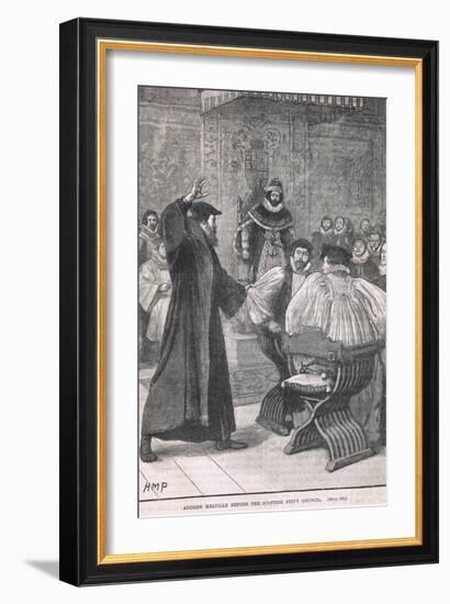 Andrew Melville before the Scottish Privy Council 1605-Henry Marriott Paget-Framed Giclee Print