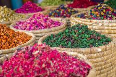 Herbs for Sale in a Stall in the Place Djemaa El Fna in the Medina of Marrakech, Morocco, Africa-Andrew Sproule-Photographic Print