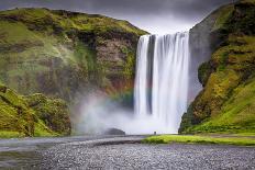 Skogafoss Waterfall Situated on the Skoga River in the South Region, Iceland, Polar Regions-Andrew Sproule-Photographic Print