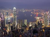 View over Hong Kong from Victoria Peak-Andrew Watson-Framed Photographic Print