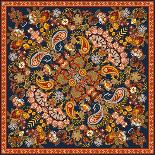 Retro Wild Flower Pattern-Andriy Lipkan-Art Print