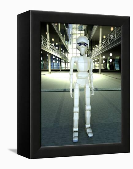 Android Robot, Artwork-Carl Goodman-Framed Premier Image Canvas