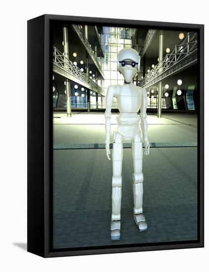 Android Robot, Artwork-Carl Goodman-Framed Premier Image Canvas