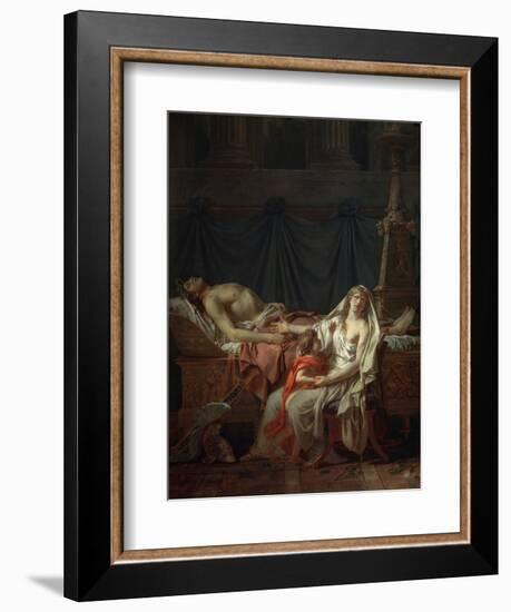 Andromache Mourns Hector, 1783-Jacques Louis David-Framed Giclee Print