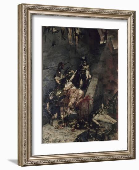 Andromaque-Georges Antoine Rochegrosse-Framed Giclee Print