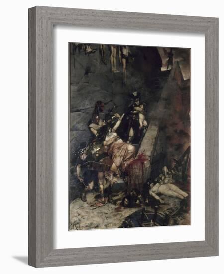 Andromaque-Georges Antoine Rochegrosse-Framed Giclee Print