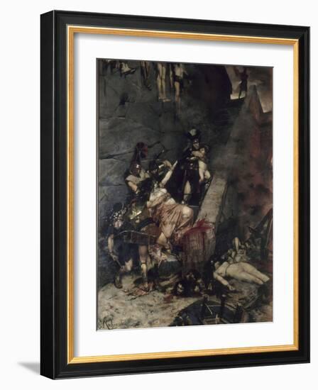 Andromaque-Georges Antoine Rochegrosse-Framed Giclee Print