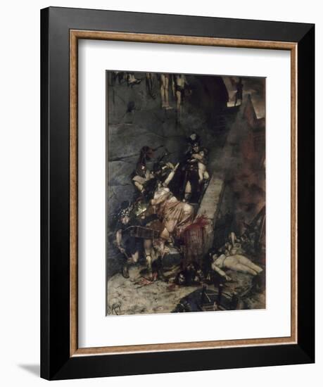 Andromaque-Georges Antoine Rochegrosse-Framed Giclee Print