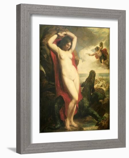 Andromeda and Perseus, C.1840-William Etty-Framed Giclee Print