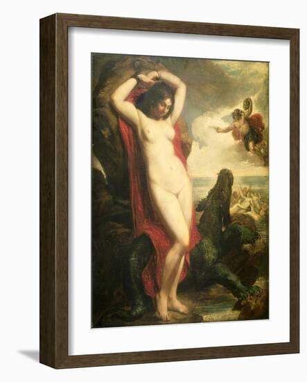 Andromeda and Perseus, C.1840-William Etty-Framed Giclee Print