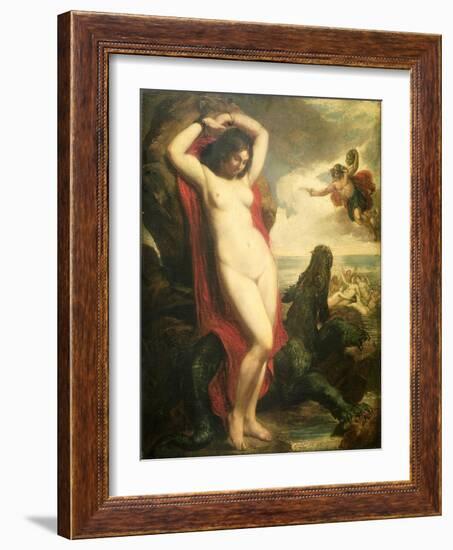 Andromeda and Perseus, C.1840-William Etty-Framed Giclee Print