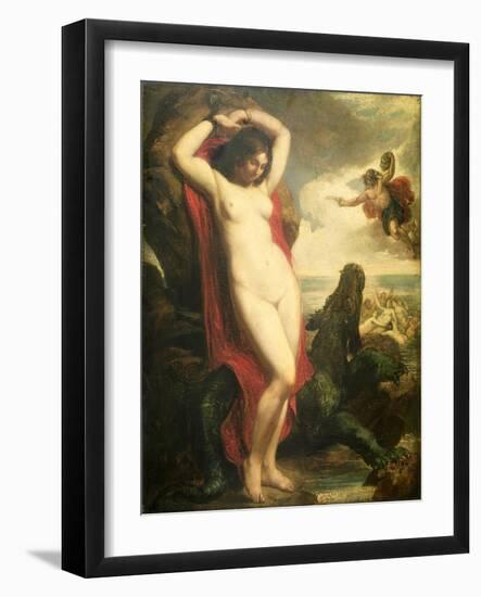 Andromeda and Perseus, C.1840-William Etty-Framed Giclee Print