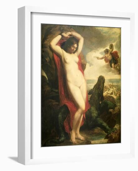 Andromeda and Perseus, C.1840-William Etty-Framed Giclee Print